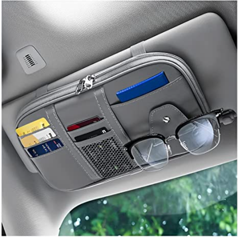 Car Accessories For Elderly - Car Sun Visor Organizer MultiPocket Auto
