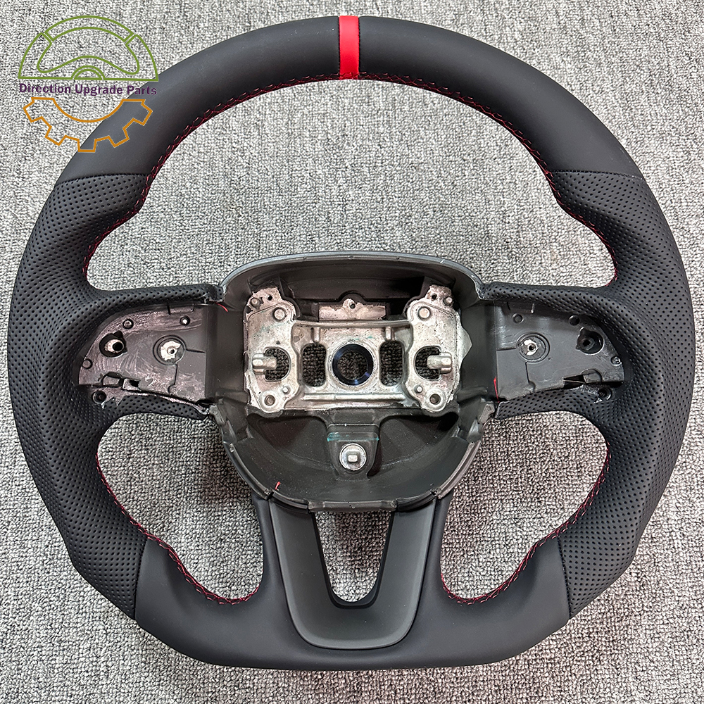 Car Accessories For Steering Wheel - For Dodge Challenger Hellcat SRT Flat