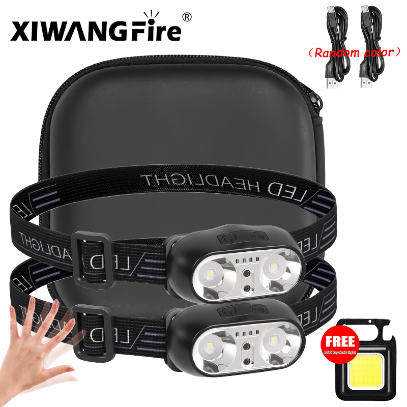 Led Headlight Bulbs - Mini Rechargeable Powerful Sensor Headlamp Fishing
