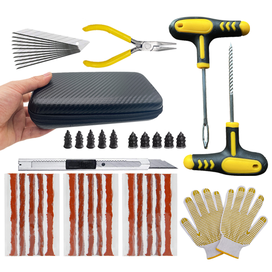 Motorcycle Tire Repair Kit Pun - Car Emergency Tool Kit ulasan dan harga