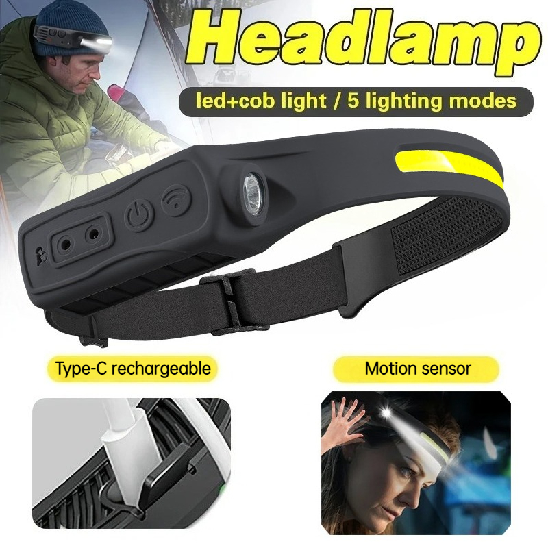 Powerful COB LED Sensor Headla - Led Headlight Bulbs ulasan dan harga