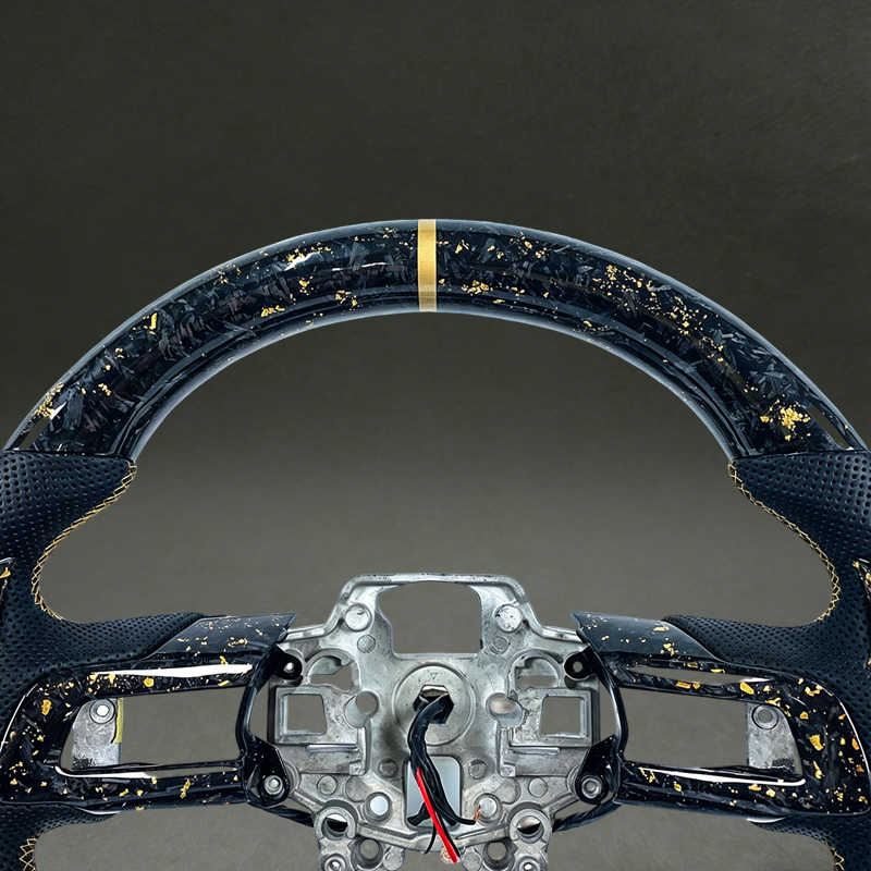 Gold New Forged Carbon Fiber S - Car Accessories For Steering Wheel ulasan dan harga