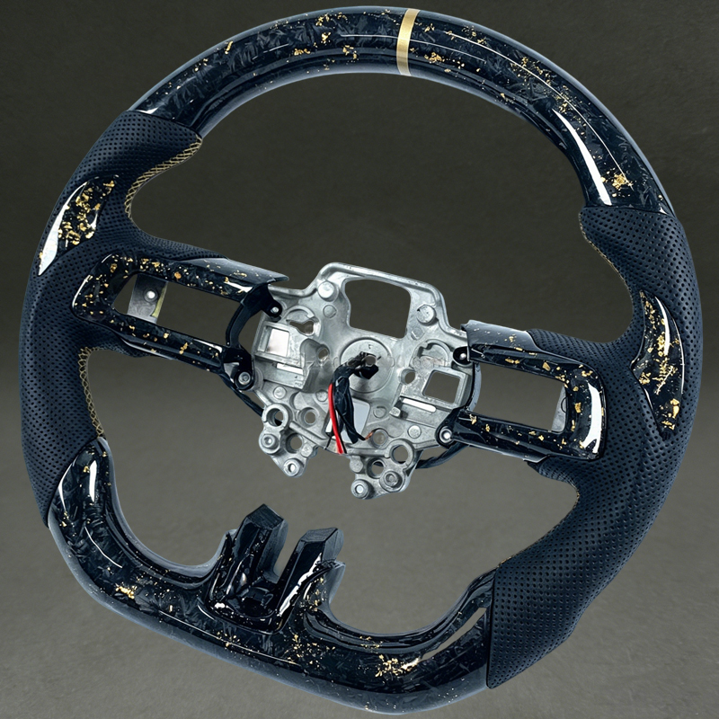 Gold New Forged Carbon Fiber S - Car Accessories For Steering Wheel ulasan dan harga