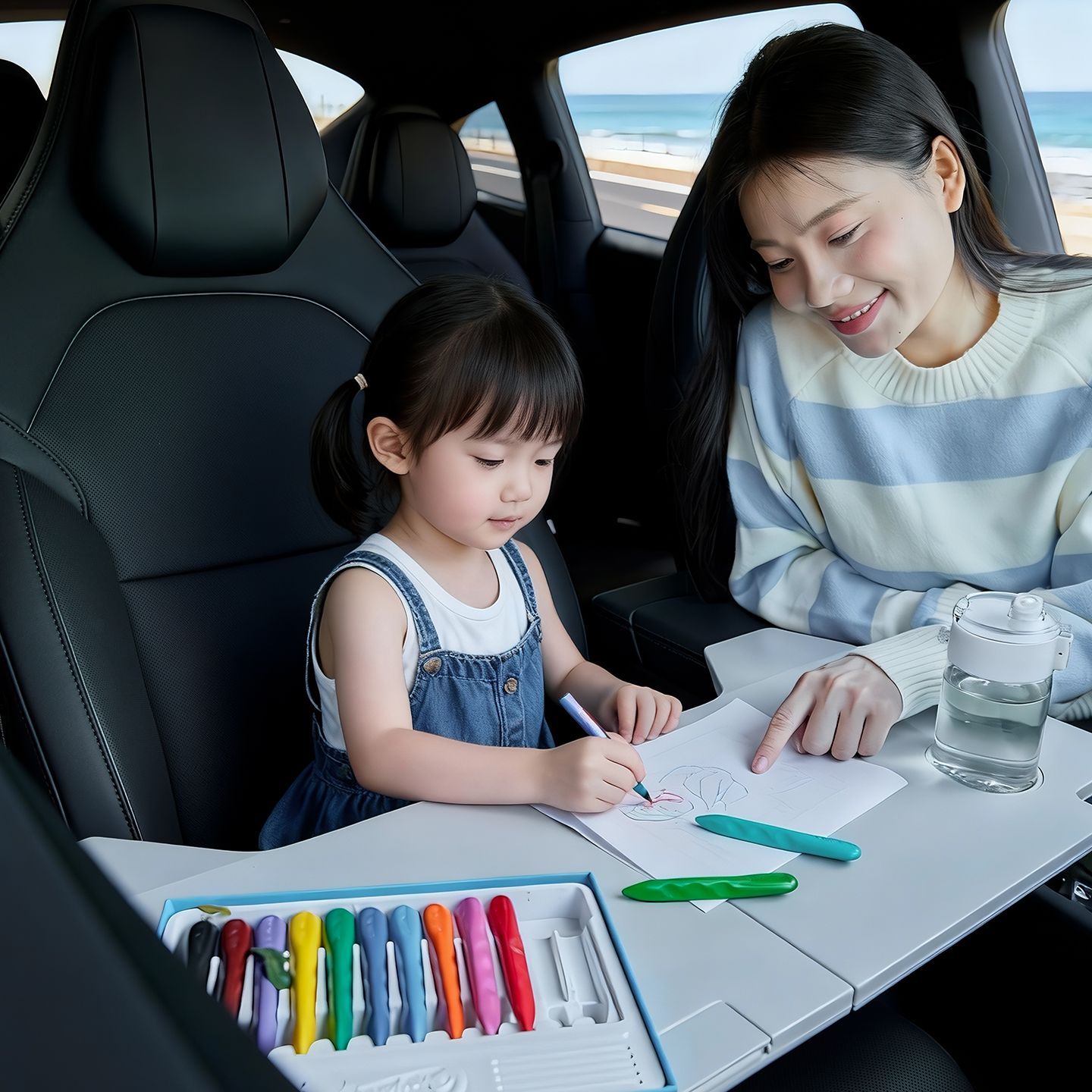 Foldable Car Desk For Tesla Mo - Car Accessories Quirky ulasan dan harga