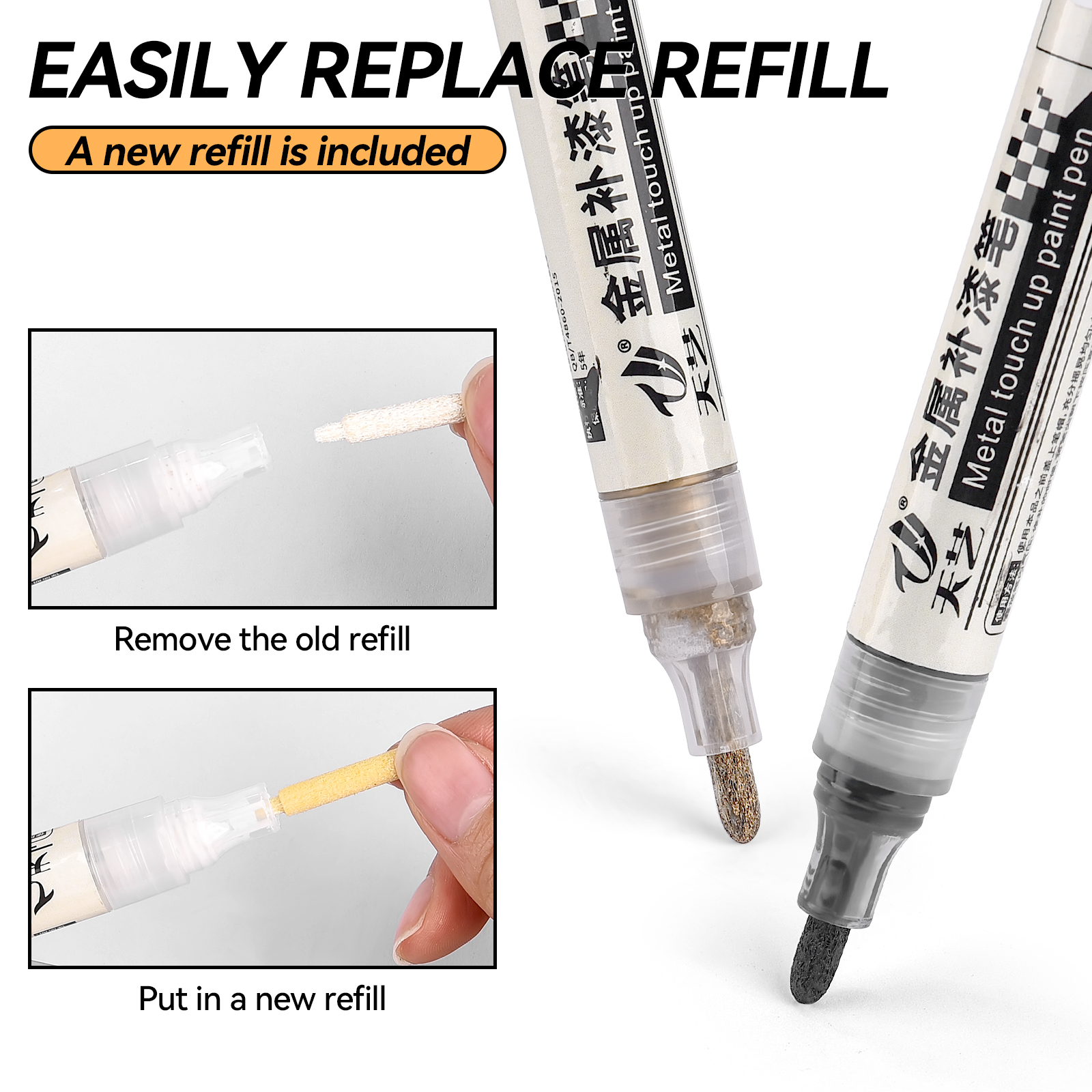 Car Touch Up Paint Pen Univers - Car Scratch Remover Pen ulasan dan harga
