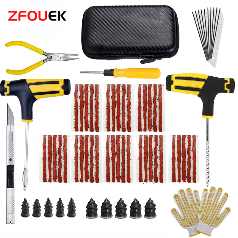 New Car Tire Repair Kit Punctu - Car Emergency Tool Kit ulasan dan harga