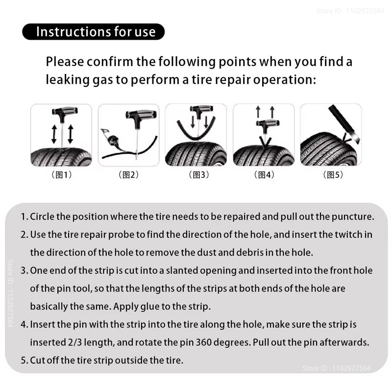 New Car Tire Repair Kit Punctu - Car Emergency Tool Kit ulasan dan harga
