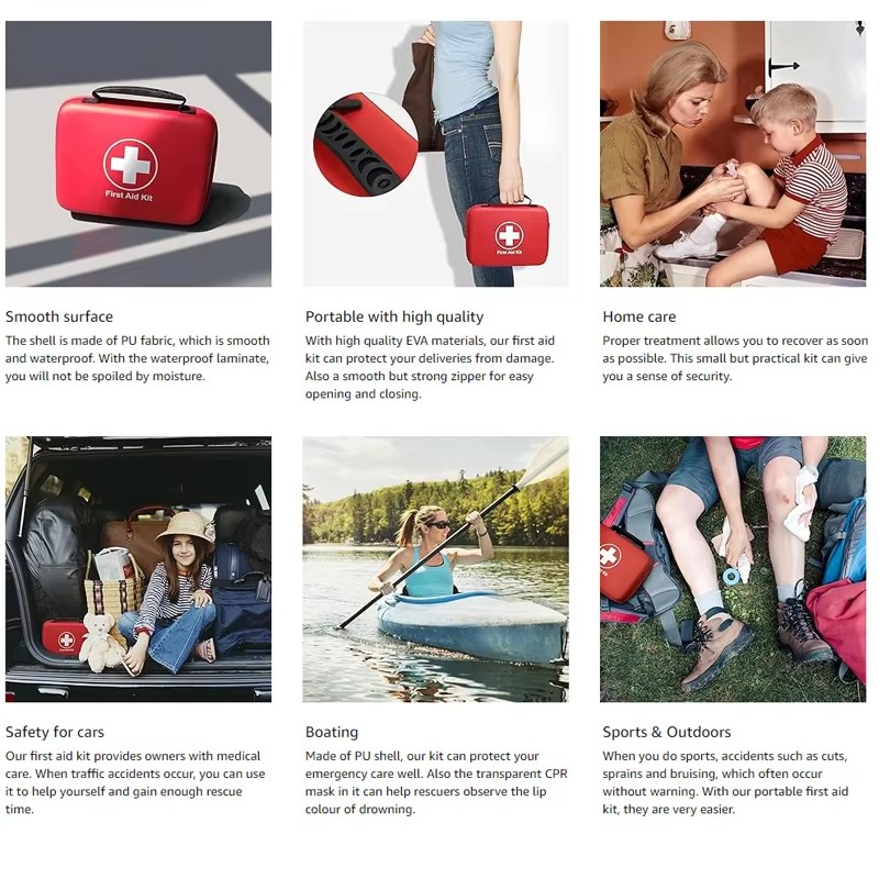 Portable First Aid Kit For Out - Car Accessories For Elderly ulasan dan harga