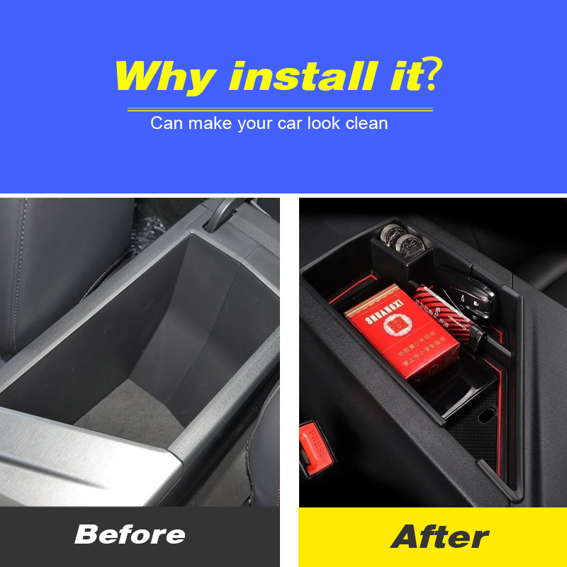 Car Armrest Parts Storage Box  - Car Accessories Quirky ulasan dan harga