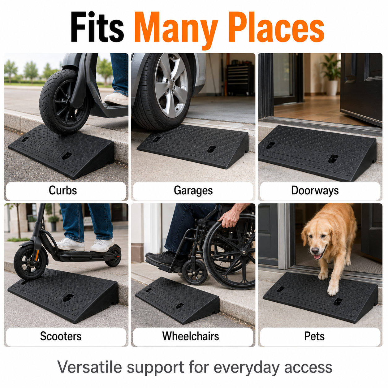 3-10cm Portable Curb Ramp Heav - Car Accessories For Elderly ulasan dan harga