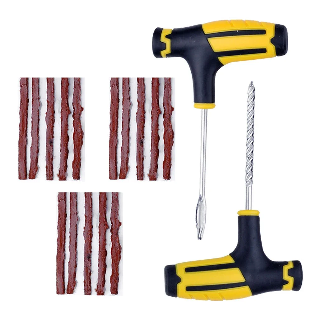 Tubeless Tire Repair Kit with  - Car Emergency Tool Kit ulasan dan harga
