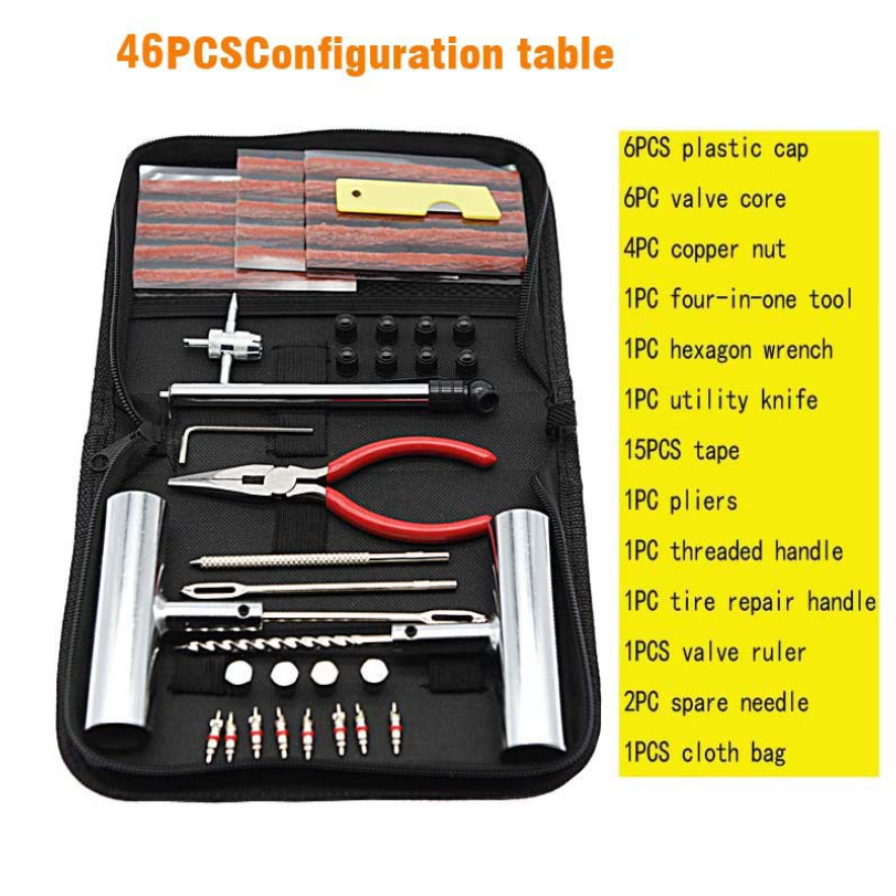Motorcycle Tire Repair Kit car - Car Emergency Tool Kit ulasan dan harga