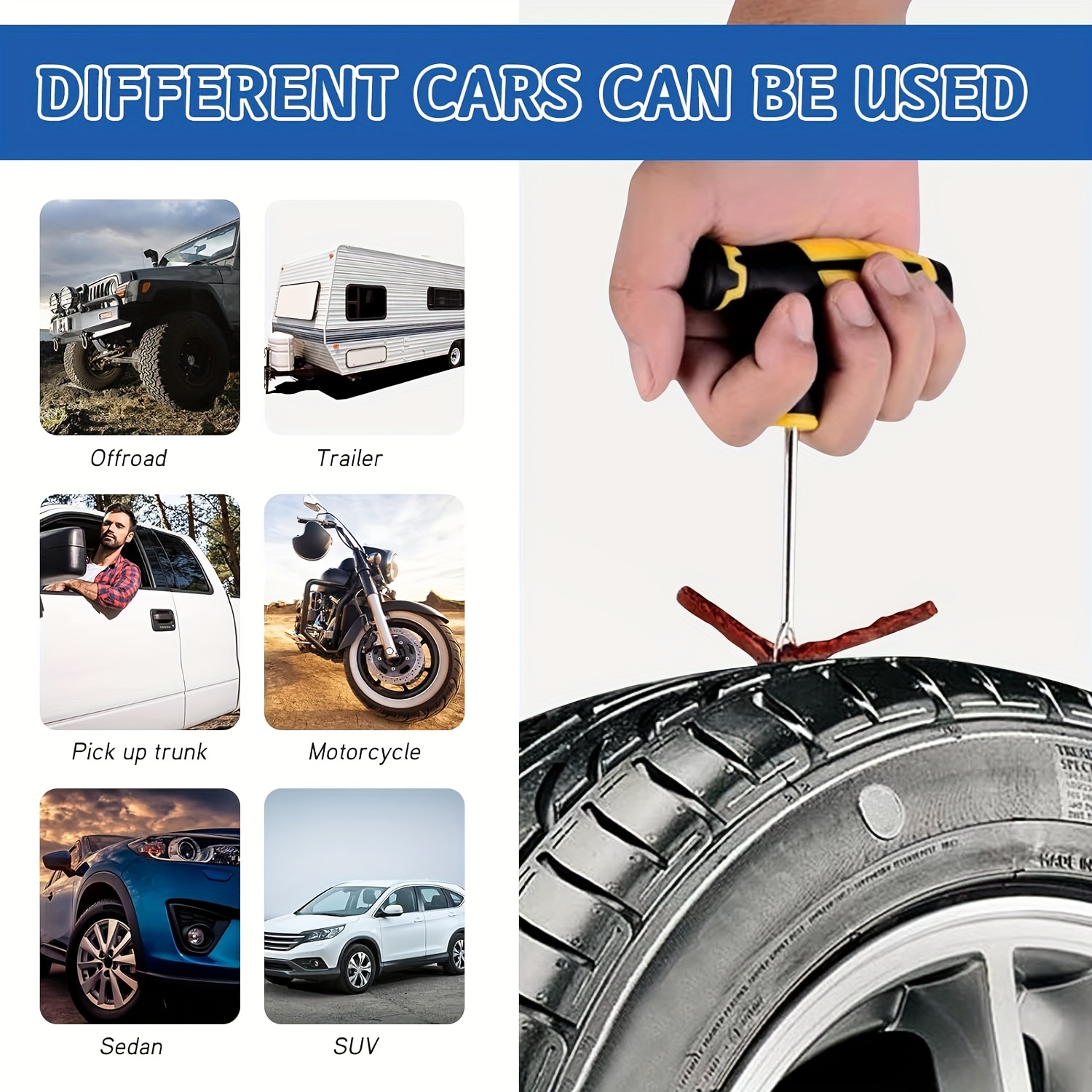 Emergency Heavy Duty Car Tire  - Car Emergency Tool Kit ulasan dan harga