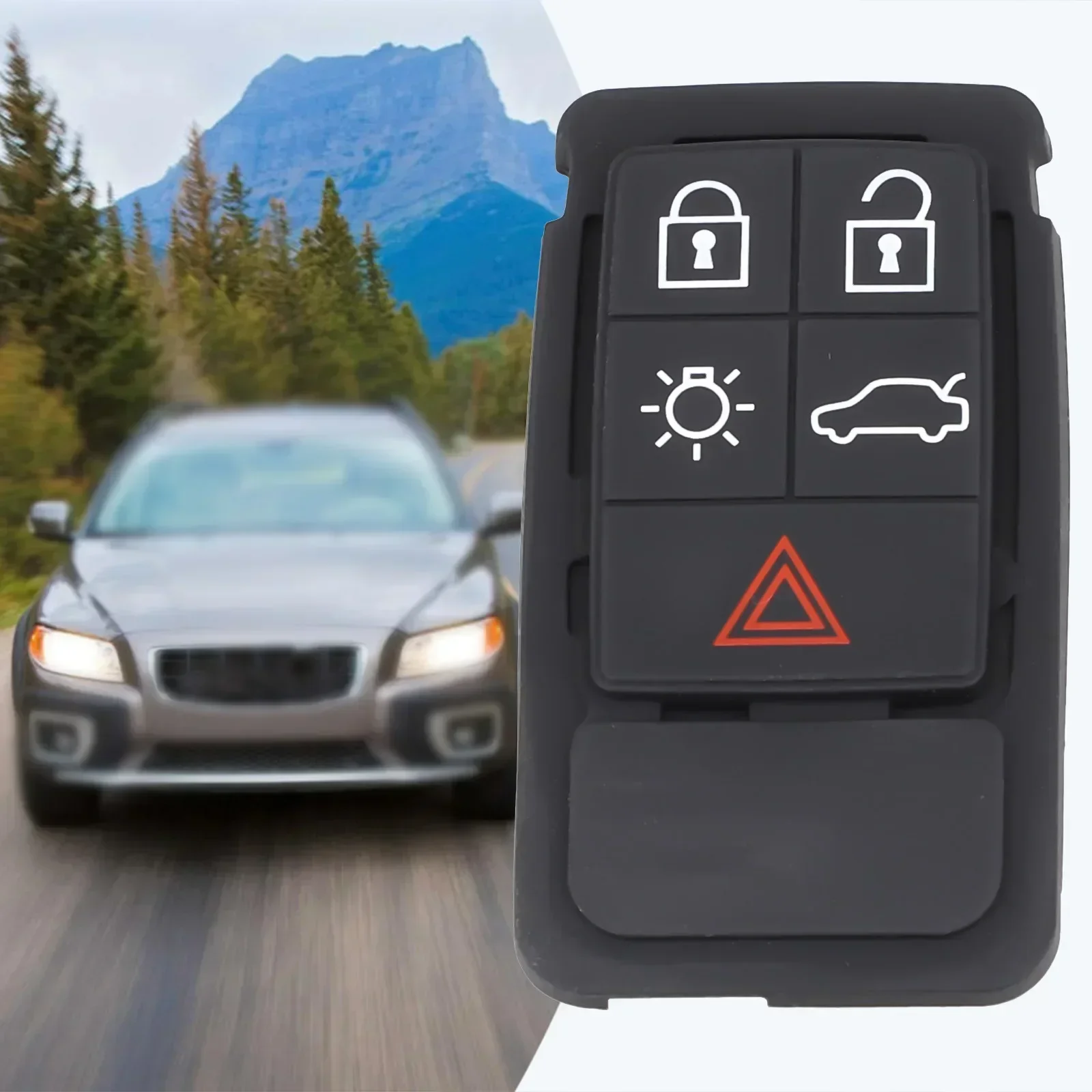1Pc 5 Button Remote Key Fob Pa - Volvo Car Accessories Xc60 ulasan dan harga
