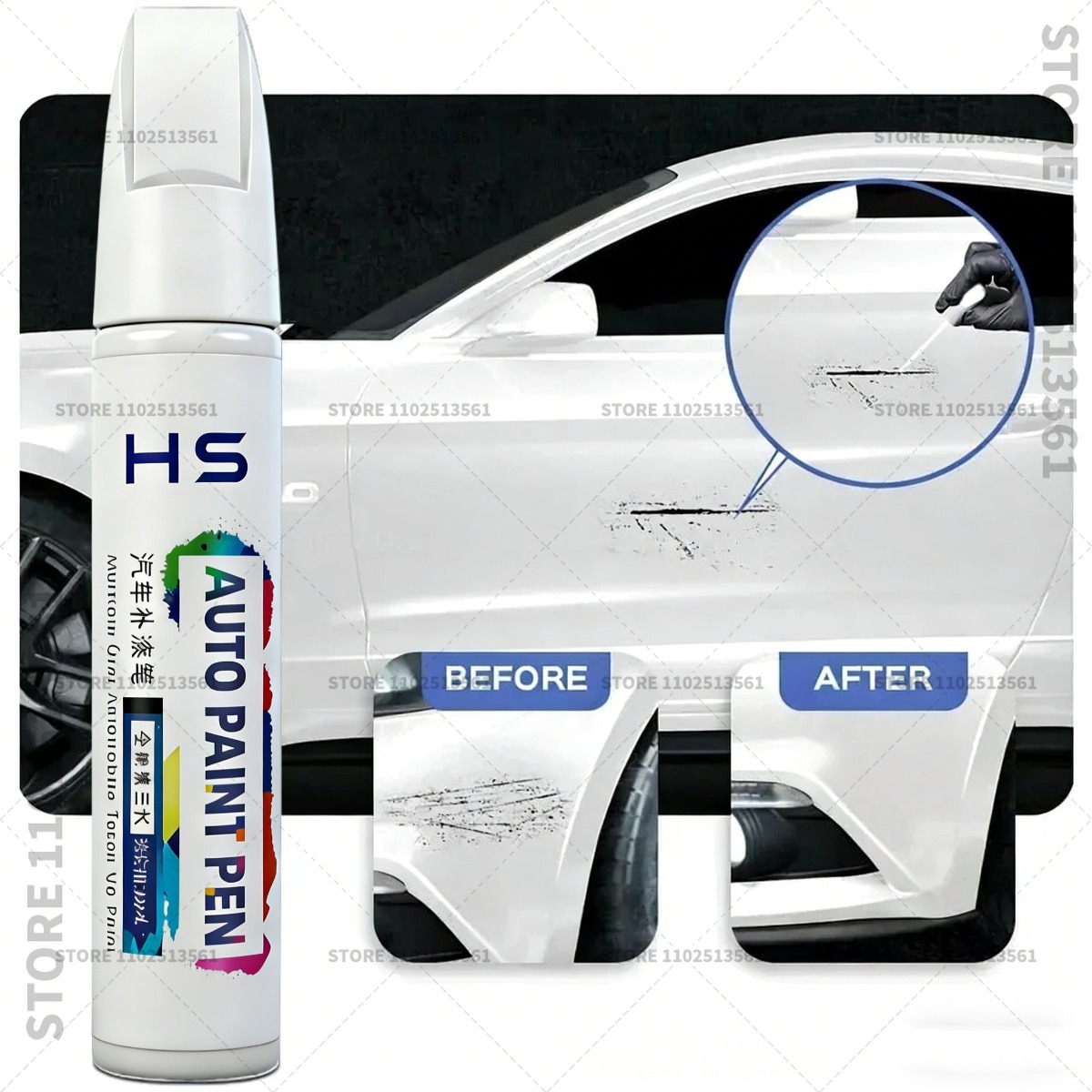 Touch Up Paint Pen – Restore C - Car Scratch Remover Pen ulasan dan harga