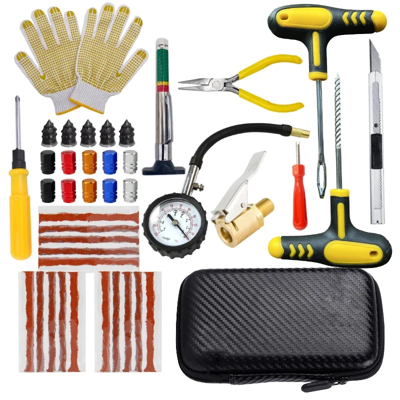 Car Motorcycle Tire Repair Kit - Car Emergency Tool Kit ulasan dan harga