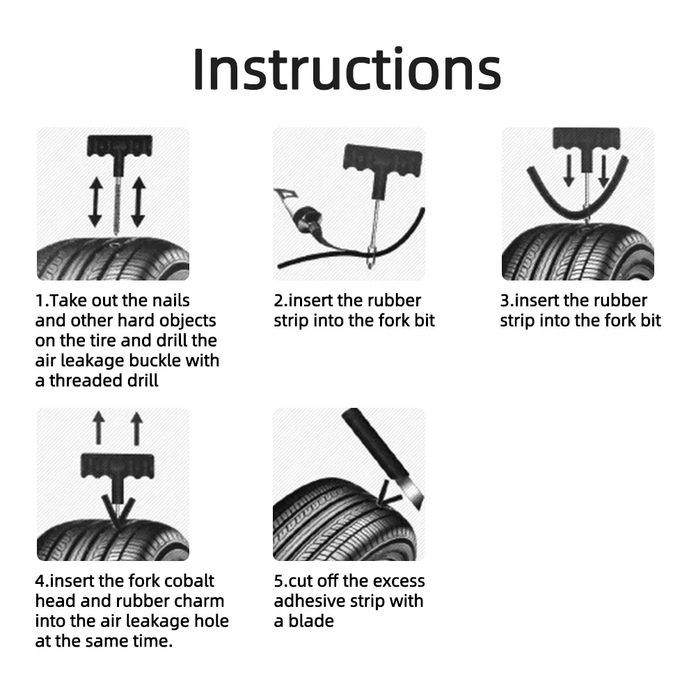 Car Motorcycle Tire Repair Kit - Car Emergency Tool Kit ulasan dan harga