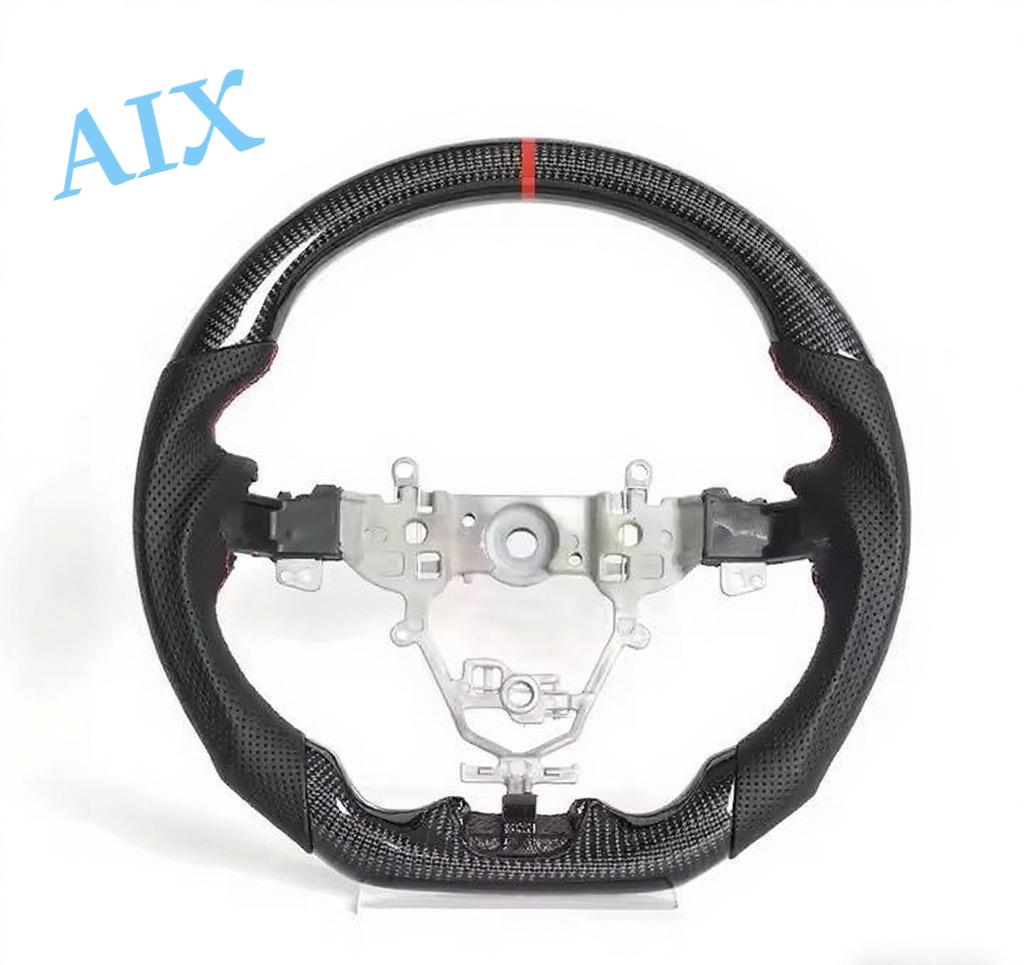 Customized Carbon Fiber Steeri - Car Accessories For Steering Wheel ulasan dan harga