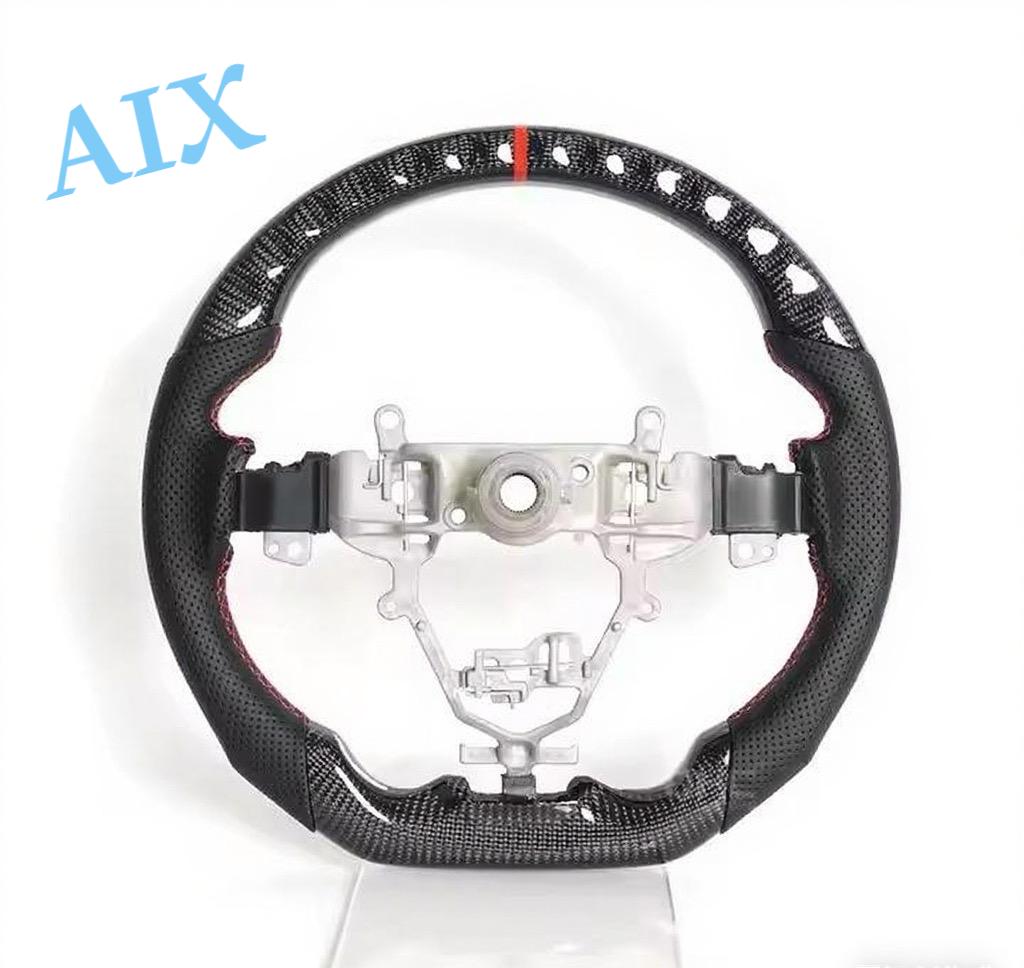 Customized Carbon Fiber Steeri - Car Accessories For Steering Wheel ulasan dan harga