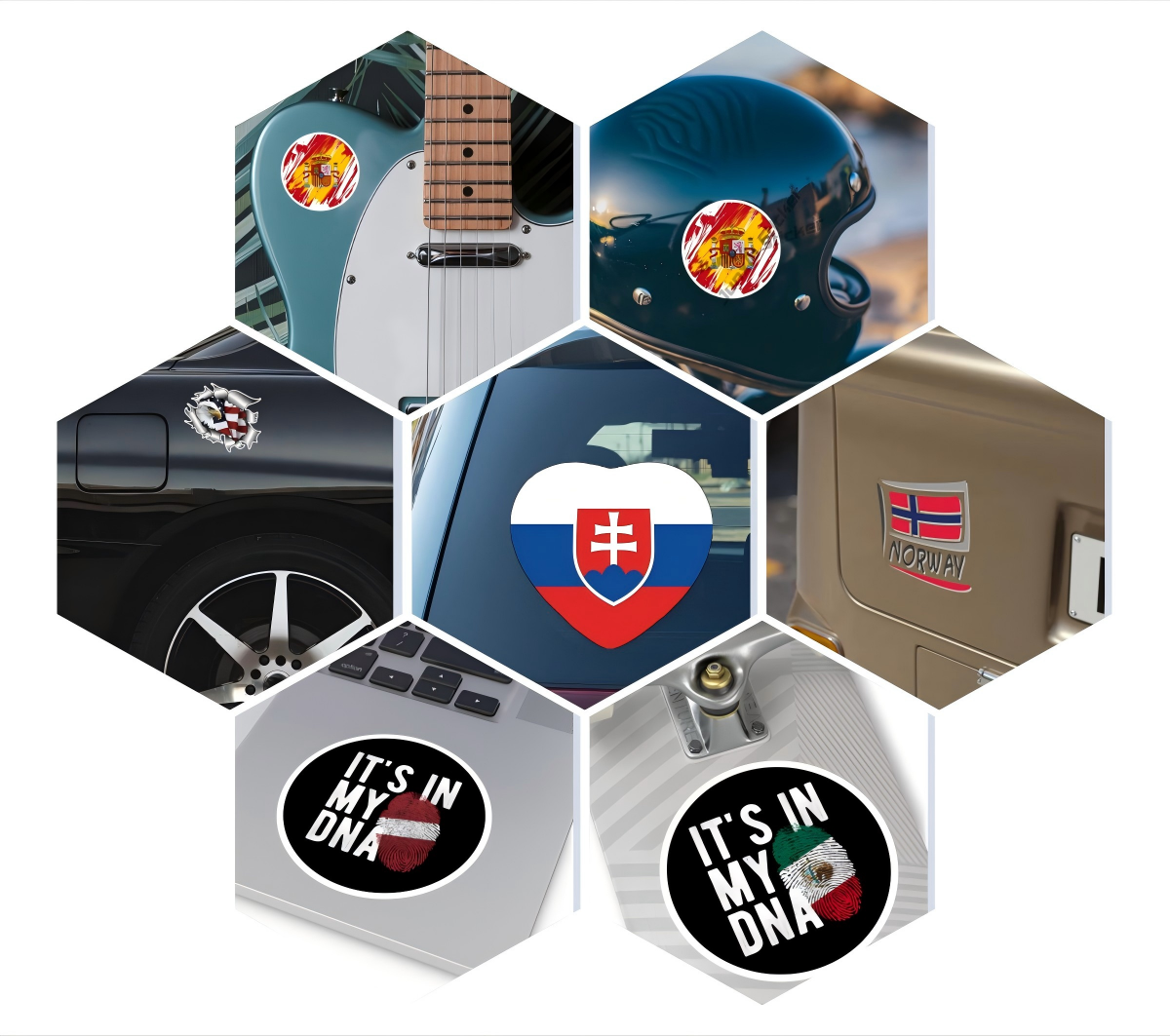 New York America Set Sticker V - Car Accessories York ulasan dan harga