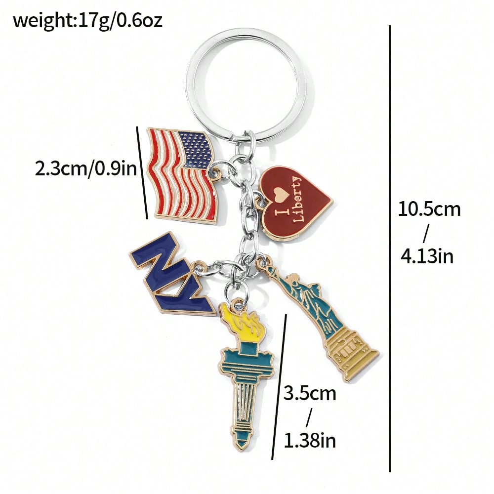 1pc Fashion National Flag Keyc - Car Accessories York ulasan dan harga