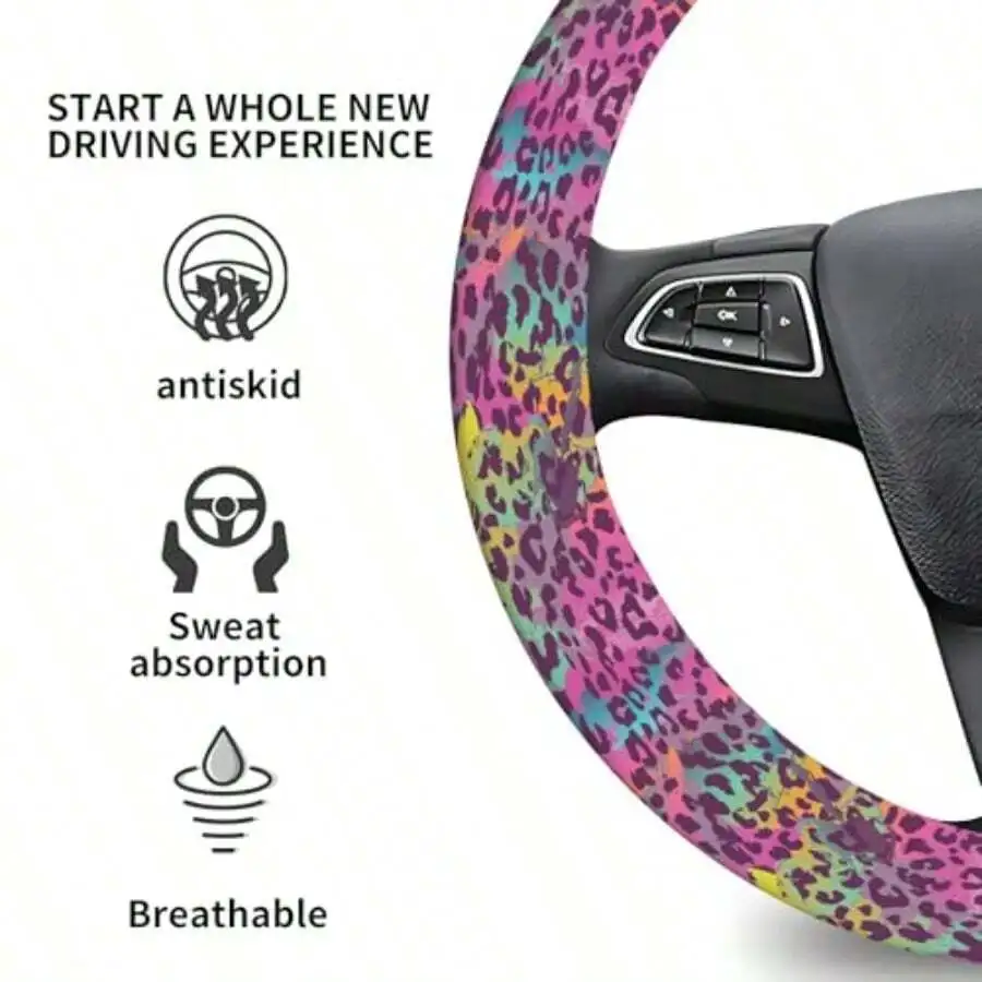 Elastic Steering Wheel Cover 1 - Car Accessories For Steering Wheel ulasan dan harga
