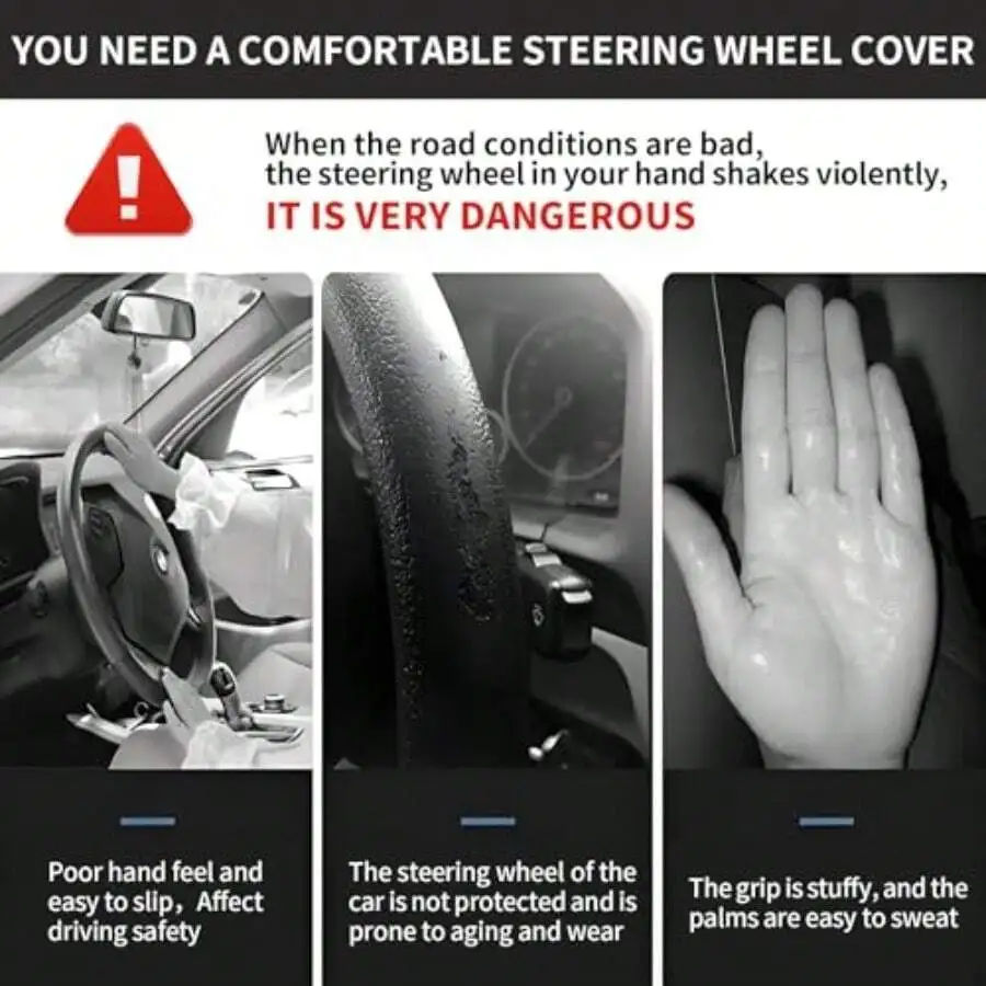 Elastic Steering Wheel Cover 1 - Car Accessories For Steering Wheel ulasan dan harga