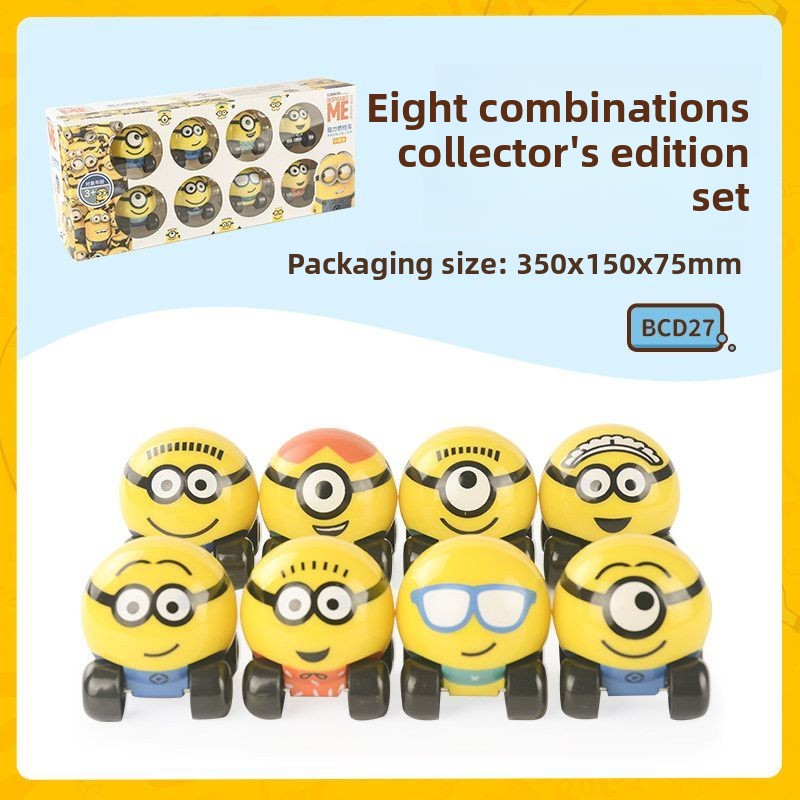 Minions cartoon cute toy train - Car Accessories Quirky ulasan dan harga