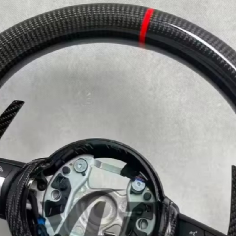 Customized Carbon Fiber Leathe - Car Accessories For Steering Wheel ulasan dan harga