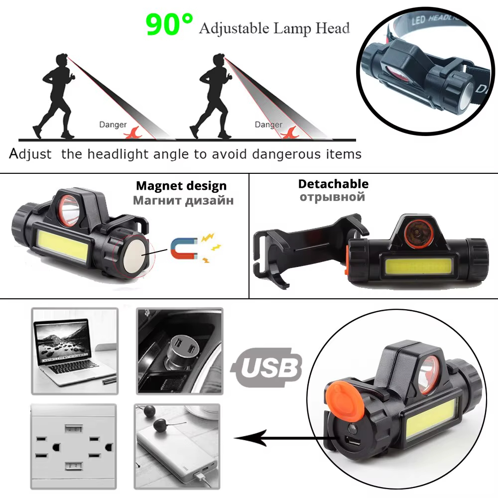 LED headlights, outdoor cob ch - Led Headlight Bulbs ulasan dan harga