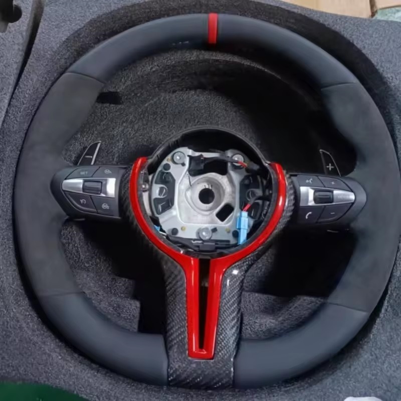 Customized Microfiber Leather  - Car Accessories For Steering Wheel ulasan dan harga