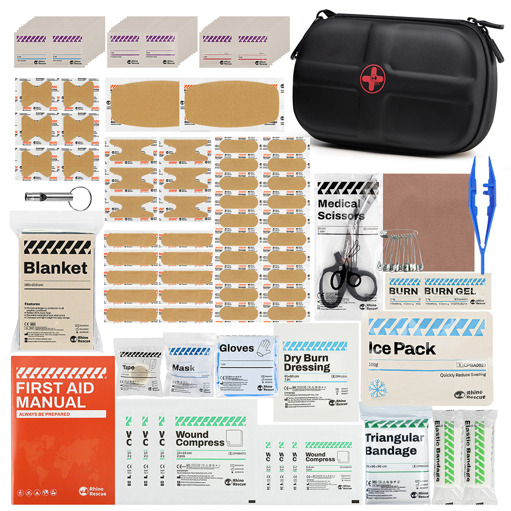RHINO RESCUE Mini First Aid Ki - Car Accessories For Elderly ulasan dan harga