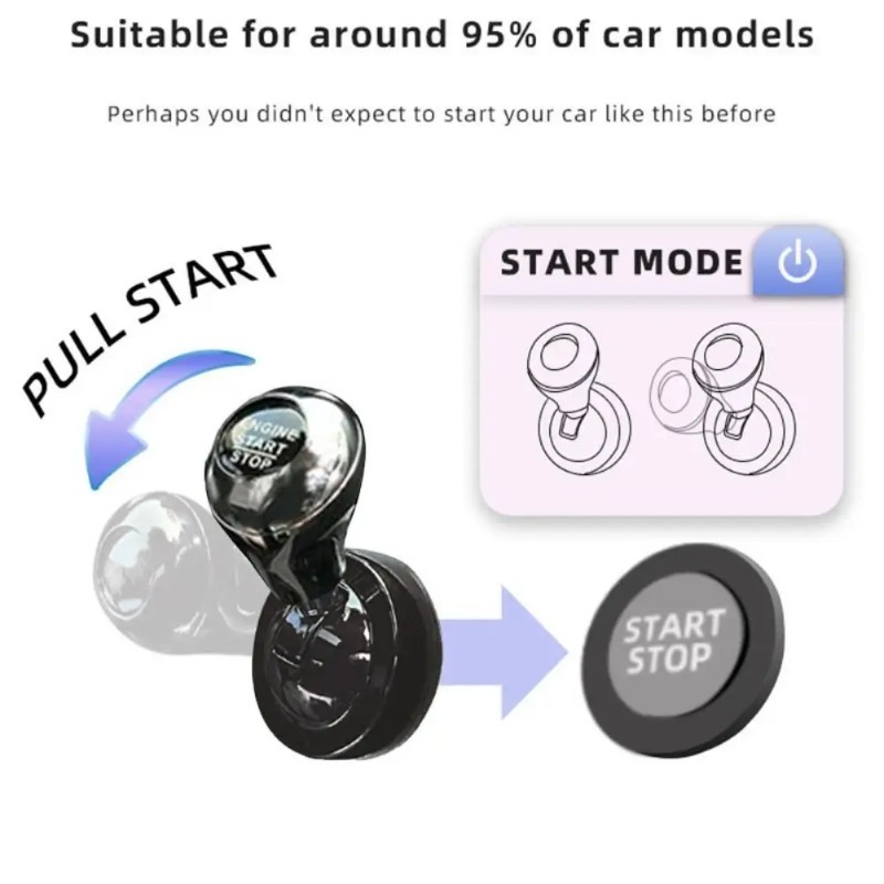 Car One-Touch Start Button wit - Car Accessories Quirky ulasan dan harga