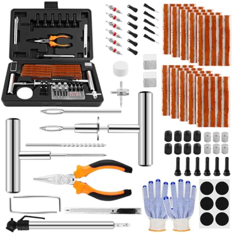 Solid Stainl Steel Tire Repair - Car Emergency Tool Kit ulasan dan harga
