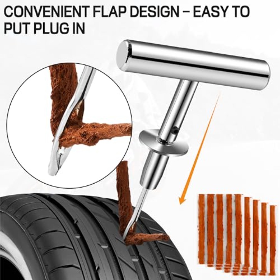 Solid Stainl Steel Tire Repair - Car Emergency Tool Kit ulasan dan harga