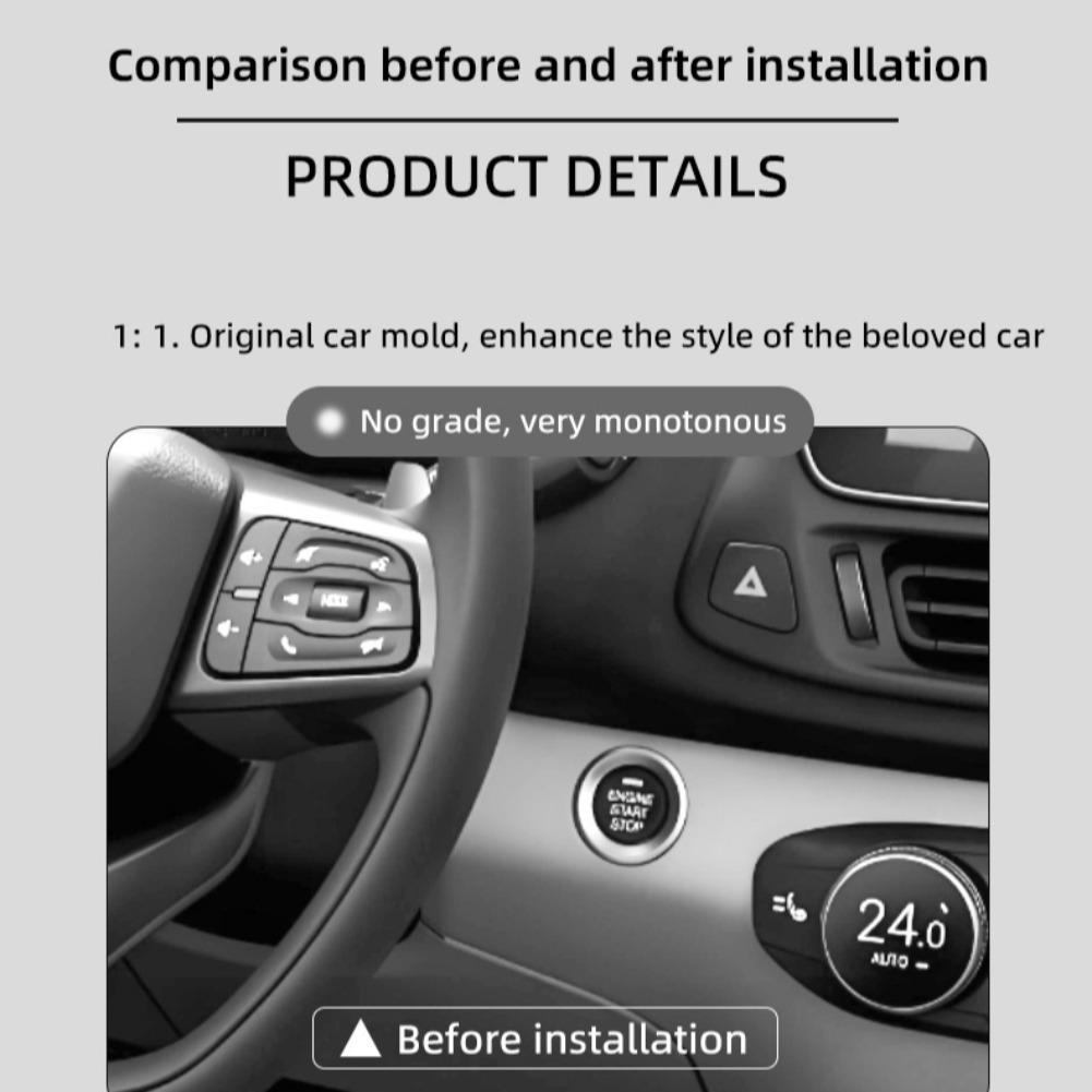 1PC Car One-Touch Start Button - Car Accessories Quirky ulasan dan harga